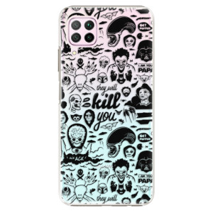 Plastové pouzdro iSaprio - Comics 01 - black - na mobil Huawei P40 Lite