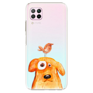 Plastové pouzdro iSaprio - Dog And Bird - na mobil Huawei P40 Lite