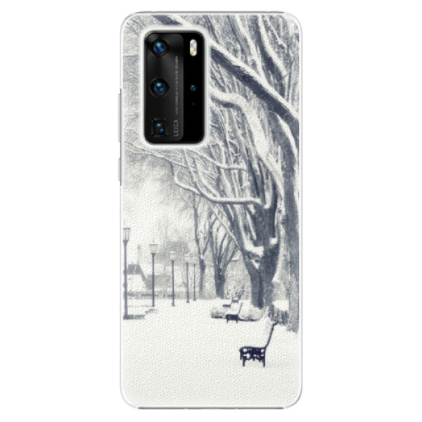 Levně Plastové pouzdro iSaprio - Snow Park - Huawei P40 Pro