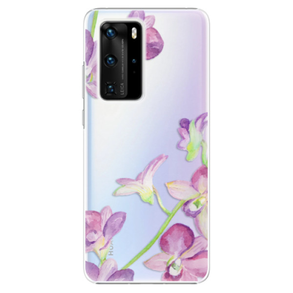 Levně Plastové pouzdro iSaprio - Purple Orchid - Huawei P40 Pro