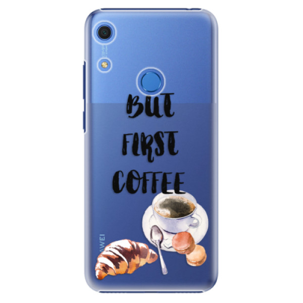 Plastové pouzdro iSaprio - First Coffee - Huawei Y6s