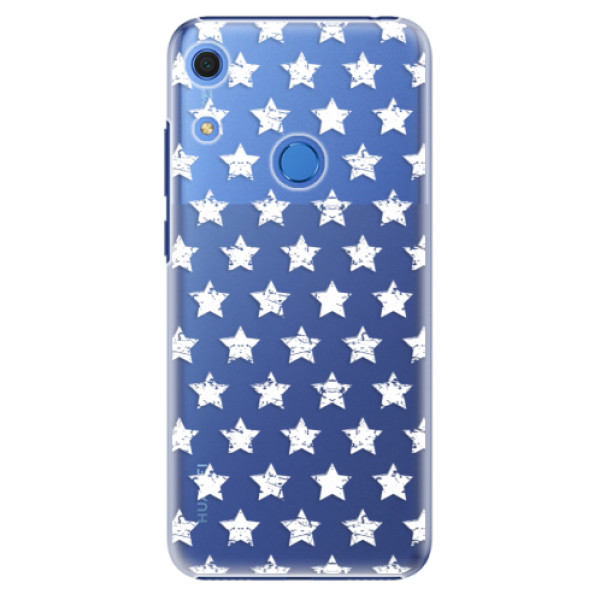 Plastové pouzdro iSaprio - Stars Pattern - white - Huawei Y6s