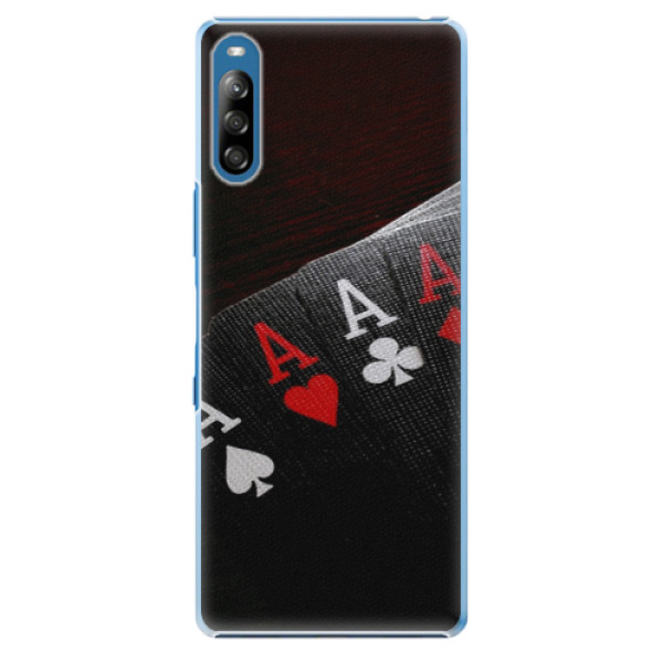 Plastové pouzdro iSaprio - Poker - na mobil Sony Xperia L4 (Plastový, kryt, obal pouzdro iSaprio - Poker - na mobilní telefon Sony Xperia L4)