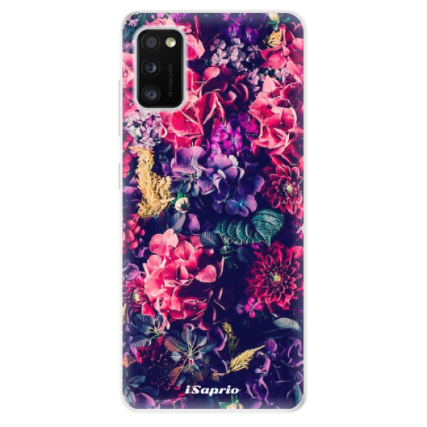Odolné silikonové pouzdro iSaprio - Flowers 10 - na mobil Samsung Galaxy A41 (Odolný silikonový kryt, obal pouzdro iSaprio - Flowers 10 - na mobilní telefon Samsung Galaxy A41)
