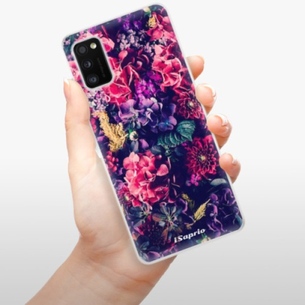 Silikonové pouzdro iSaprio - Samsung Galaxy A41 - Flowers 10
