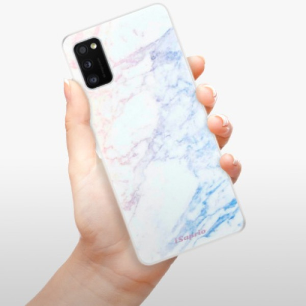 Silikonové pouzdro iSaprio - Samsung Galaxy A41 - Raibow Marble 10