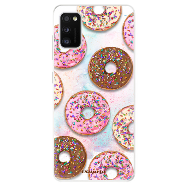 Odolné silikonové pouzdro iSaprio - Donuts 11 - na mobil Samsung Galaxy A41 (Odolný silikonový kryt, obal pouzdro iSaprio - Donuts 11 - na mobilní telefon Samsung Galaxy A41)