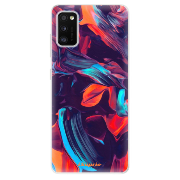 Odolné silikonové pouzdro iSaprio - Color Marble 19 - na mobil Samsung Galaxy A41 (Odolný silikonový kryt, obal pouzdro iSaprio - Color Marble 19 - na mobilní telefon Samsung Galaxy A41)