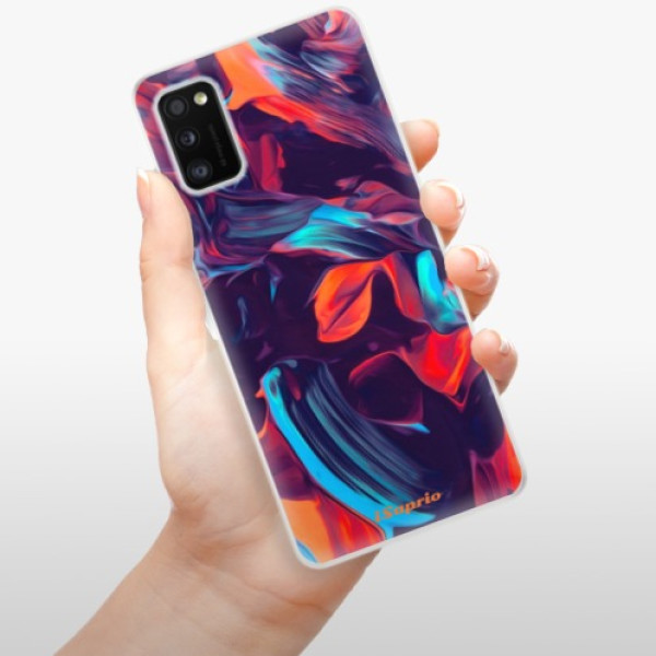 Silikonové pouzdro iSaprio - Samsung Galaxy A41 - Color Marble 19