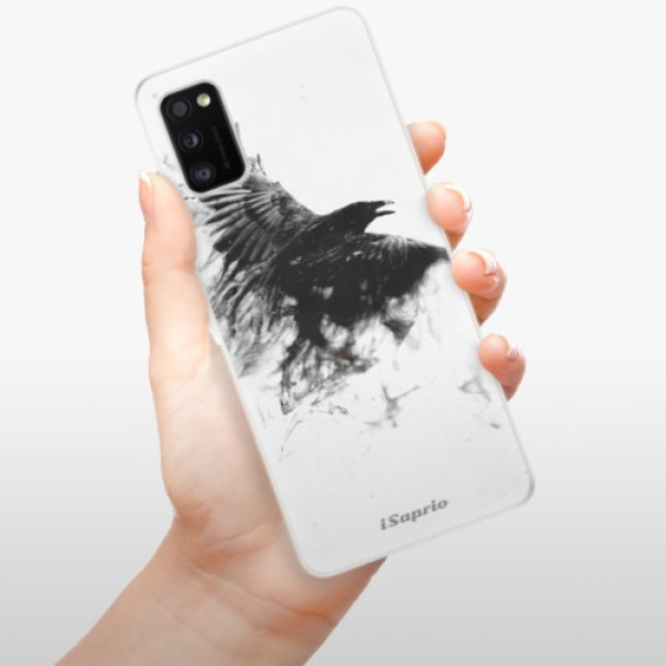Silikonové pouzdro iSaprio - Samsung Galaxy A41 - Dark Bird 01