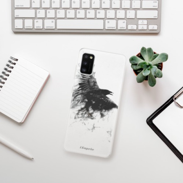 Silikonové pouzdro iSaprio - Samsung Galaxy A41 - Dark Bird 01