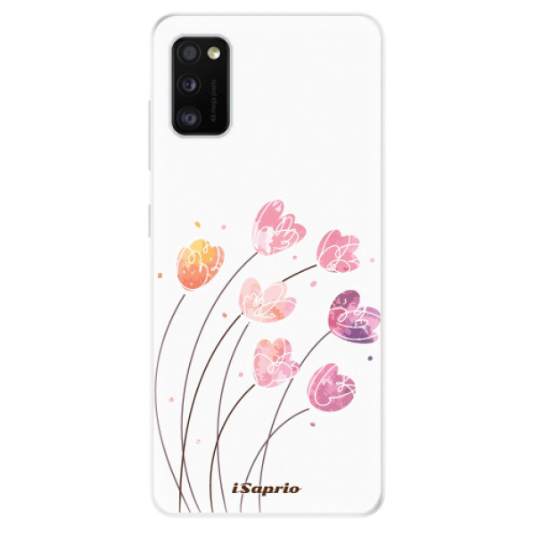 Odolné silikonové pouzdro iSaprio - Flowers 14 - Samsung Galaxy A41