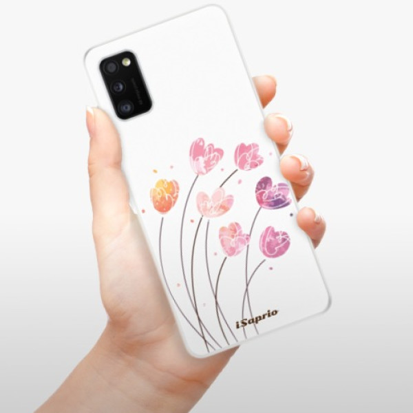 Silikonové pouzdro iSaprio - Samsung Galaxy A41 - Flowers 14