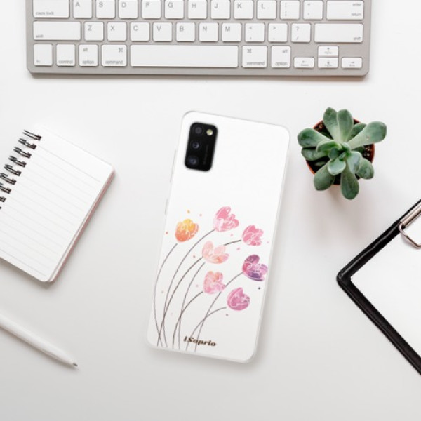 Silikonové pouzdro iSaprio - Samsung Galaxy A41 - Flowers 14