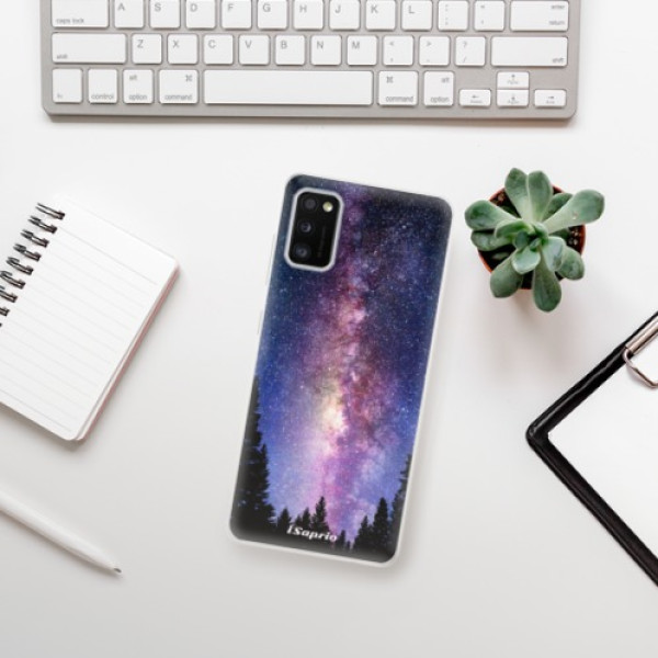 Silikonové pouzdro iSaprio - Samsung Galaxy A41 - Milky Way 11