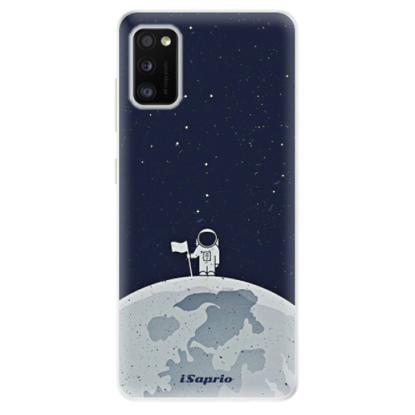 Odolné silikonové pouzdro iSaprio - On The Moon 10 - na mobil Samsung Galaxy A41 (Odolný silikonový kryt, obal pouzdro iSaprio - On The Moon 10 - na mobilní telefon Samsung Galaxy A41)