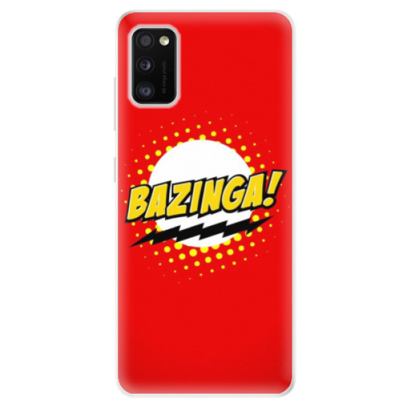 Odolné silikonové pouzdro iSaprio - Bazinga 01 - na mobil Samsung Galaxy A41 (Odolný silikonový kryt, obal pouzdro iSaprio - Bazinga 01 - na mobilní telefon Samsung Galaxy A41)
