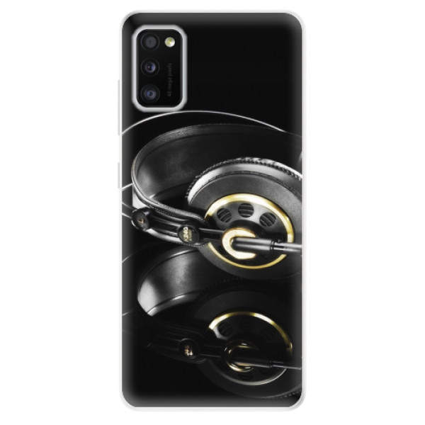 Odolné silikonové pouzdro iSaprio - Headphones 02 - Samsung Galaxy A41