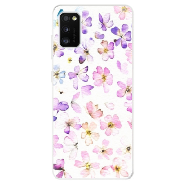 Odolné silikonové pouzdro iSaprio - Wildflowers - na mobil Samsung Galaxy A41 (Odolný silikonový kryt, obal pouzdro iSaprio - Wildflowers - na mobilní telefon Samsung Galaxy A41)