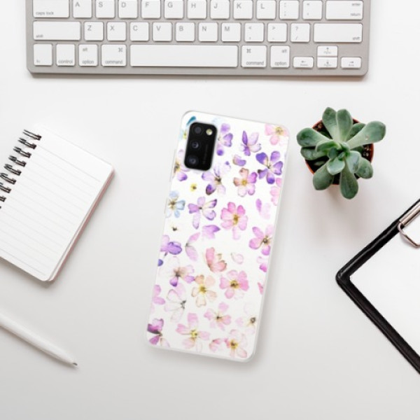 Silikonové pouzdro iSaprio - Samsung Galaxy A41 - Wildflowers