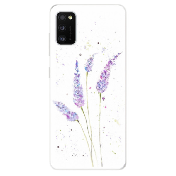 Odolné silikonové pouzdro iSaprio - Lavender - na mobil Samsung Galaxy A41 (Odolný silikonový kryt, obal pouzdro iSaprio - Lavender - na mobilní telefon Samsung Galaxy A41)