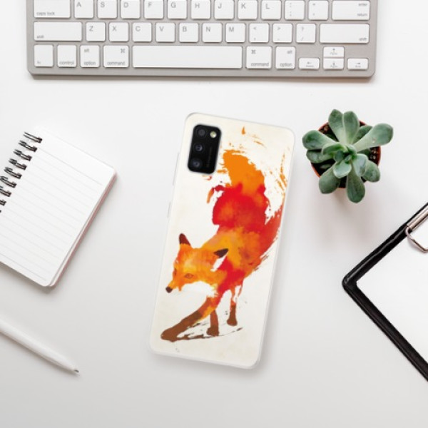Silikonové pouzdro iSaprio - Samsung Galaxy A41 - Fast Fox