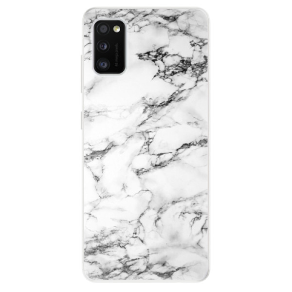 Odolné silikonové pouzdro iSaprio - White Marble 01 - na mobil Samsung Galaxy A41 (Odolný silikonový kryt, obal pouzdro iSaprio - White Marble 01 - na mobilní telefon Samsung Galaxy A41)