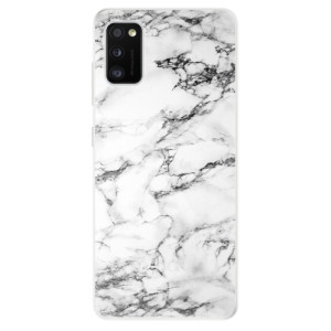 Silikonové pouzdro iSaprio - Samsung Galaxy A41 - White Marble 01