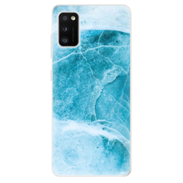 Odolné silikonové pouzdro iSaprio - Blue Marble - na mobil Samsung Galaxy A41 (Odolný silikonový kryt, obal pouzdro iSaprio - Blue Marble - na mobilní telefon Samsung Galaxy A41)