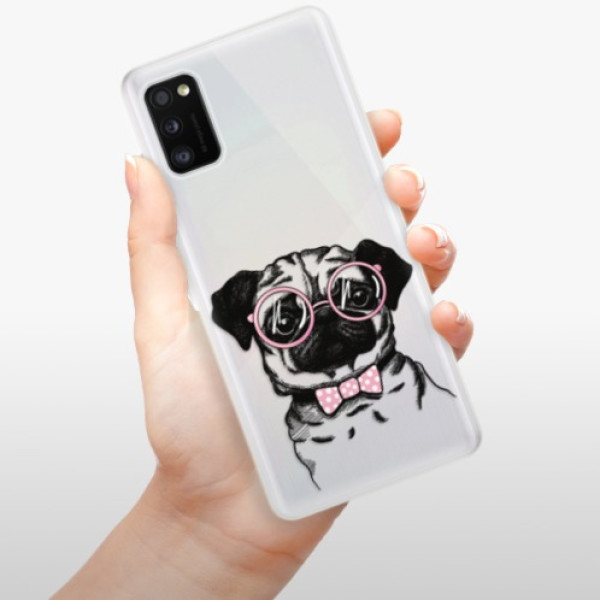 Silikonové pouzdro iSaprio - Samsung Galaxy A41 - The Pug