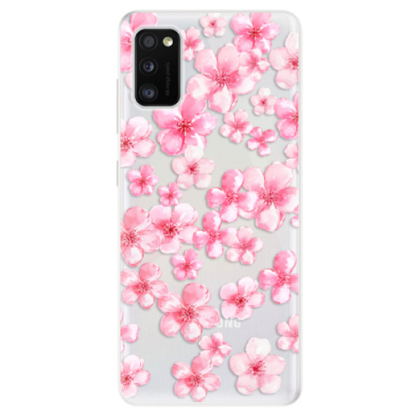Odolné silikonové pouzdro iSaprio - Flower Pattern 05 - na mobil Samsung Galaxy A41 (Odolný silikonový kryt, obal pouzdro iSaprio - Flower Pattern 05 - na mobilní telefon Samsung Galaxy A41)