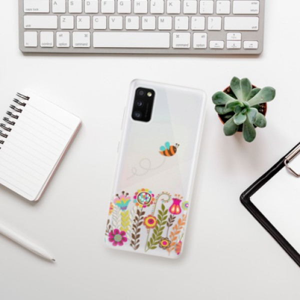 Silikonové pouzdro iSaprio - Samsung Galaxy A41 - Bee 01