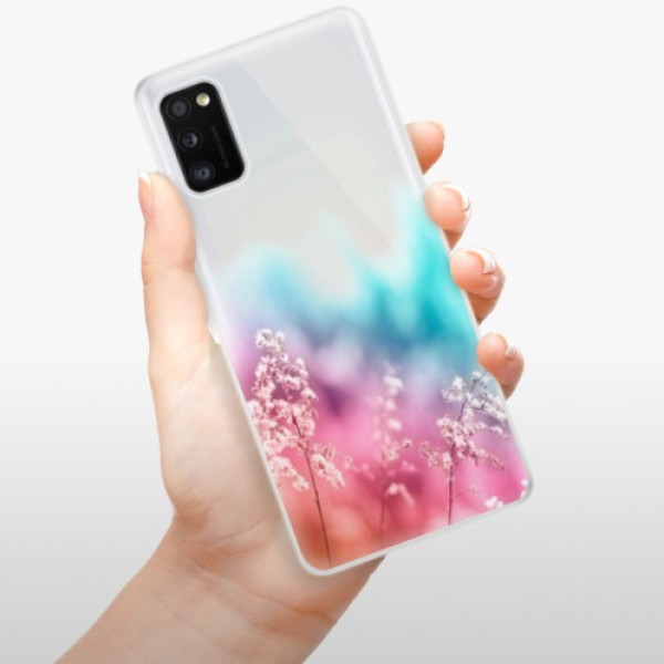 Silikonové pouzdro iSaprio - Samsung Galaxy A41 - Rainbow Grass