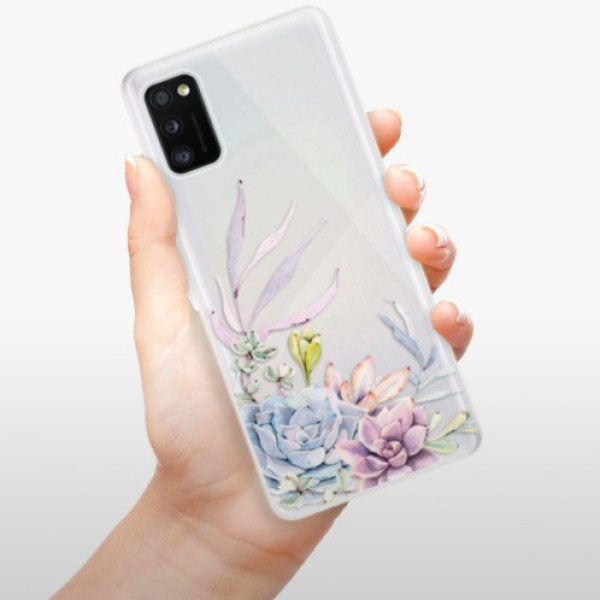 Silikonové pouzdro iSaprio - Samsung Galaxy A41 - Succulent 01