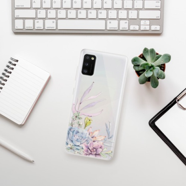 Silikonové pouzdro iSaprio - Samsung Galaxy A41 - Succulent 01