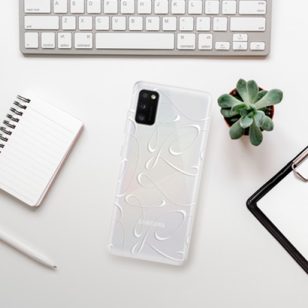 Silikonové pouzdro iSaprio - Samsung Galaxy A41 - Fancy white