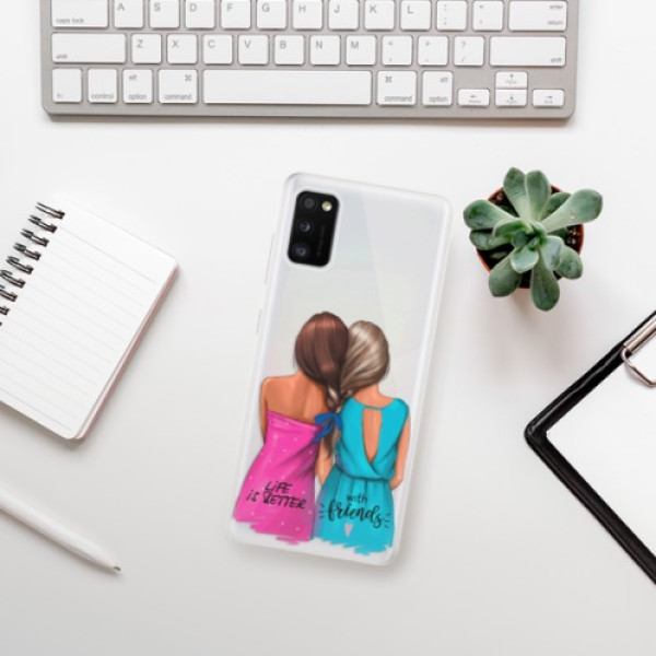 Silikonové pouzdro iSaprio - Samsung Galaxy A41 - Best Friends