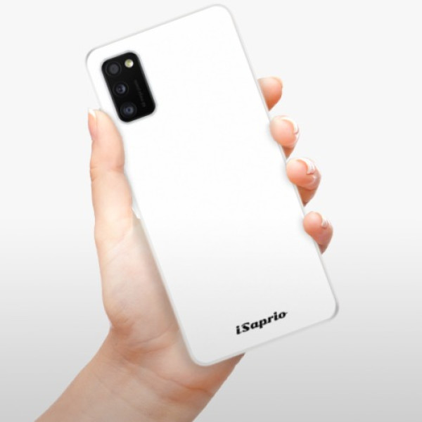 Silikonové pouzdro iSaprio - Samsung Galaxy A41 - 4Pure bílé