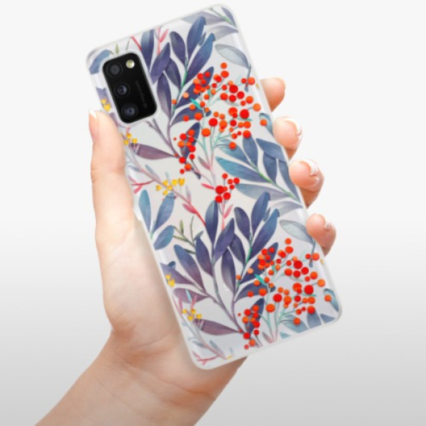 Silikonové pouzdro iSaprio - Samsung Galaxy A41 - Rowanberry