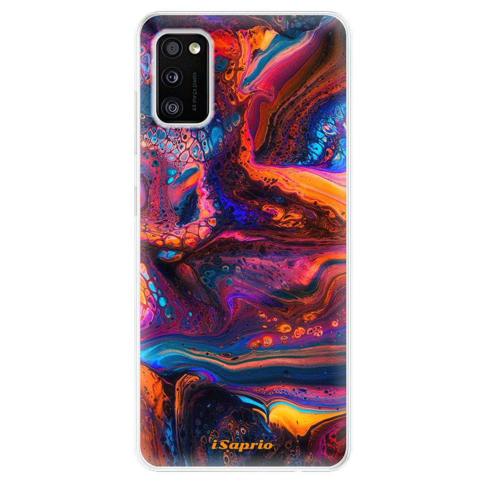 Odolné silikonové pouzdro iSaprio - Abstract Paint 02 - Samsung Galaxy A41