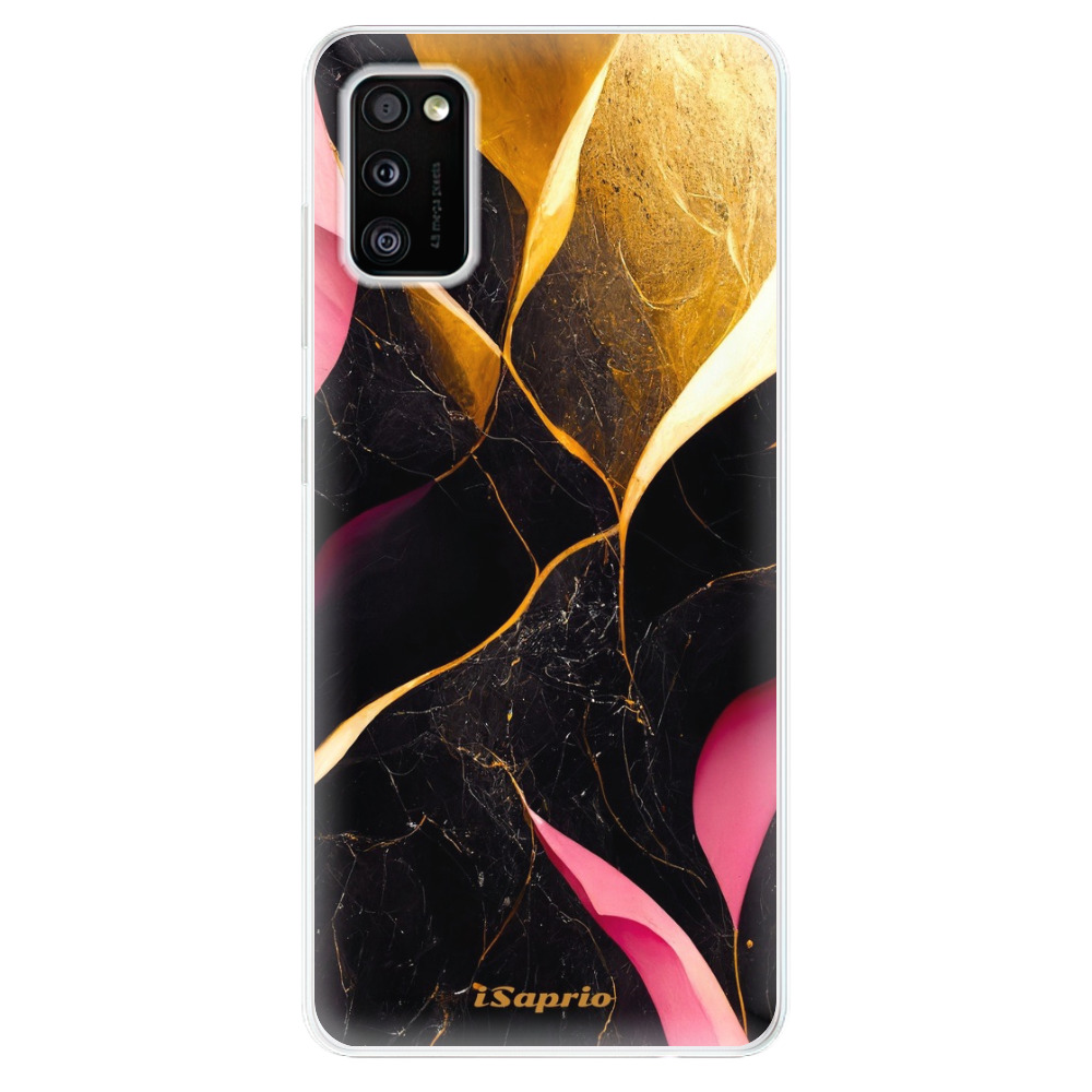 Odolné silikonové pouzdro iSaprio - Gold Pink Marble - Samsung Galaxy A41