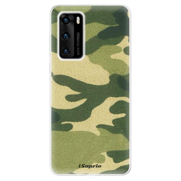 Odolné silikonové pouzdro iSaprio - Green Camuflage 01 - Huawei P40