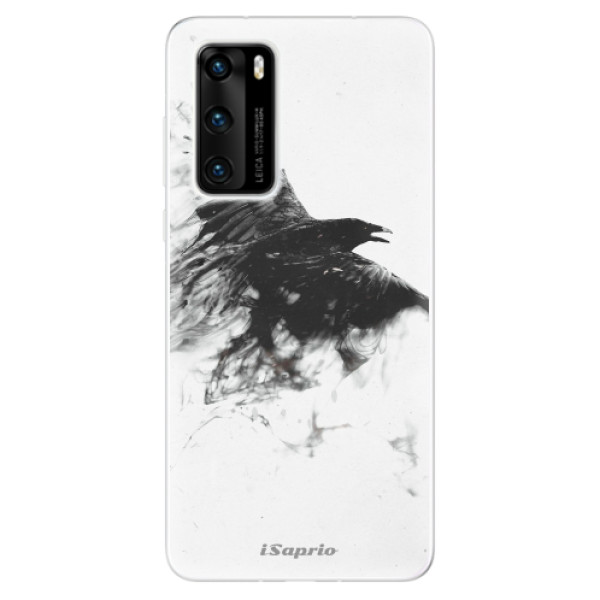 Odolné silikonové pouzdro iSaprio - Dark Bird 01 - Huawei P40