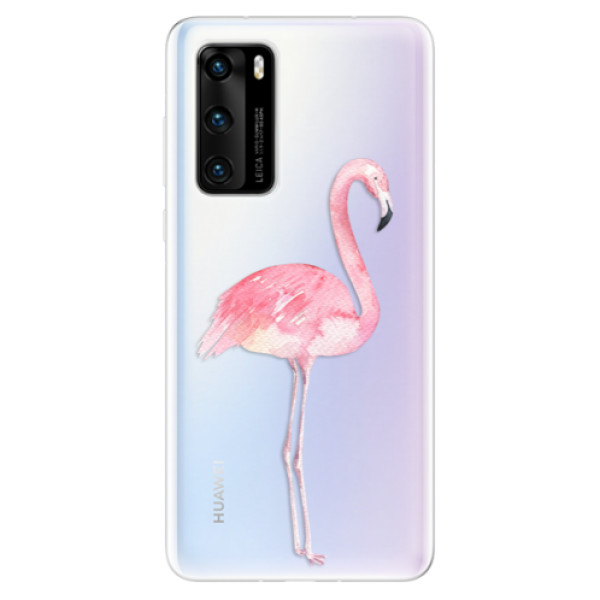 Odolné silikonové pouzdro iSaprio - Flamingo 01 - Huawei P40