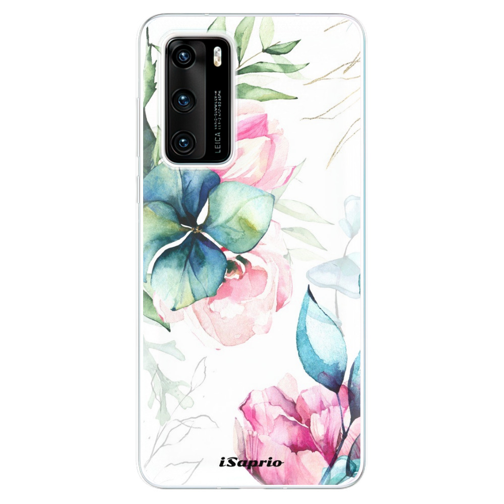 Odolné silikonové pouzdro iSaprio - Flower Art 01 - Huawei P40