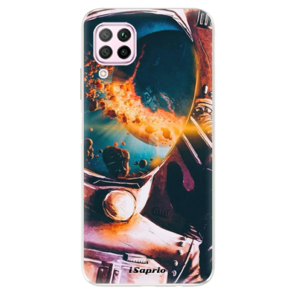 Odolné silikonové pouzdro iSaprio - Astronaut 01 - na mobil Huawei P40 Lite (Odolný silikonový kryt, obal pouzdro iSaprio - Astronaut 01 - na mobilní telefon Huawei P40 Lite)