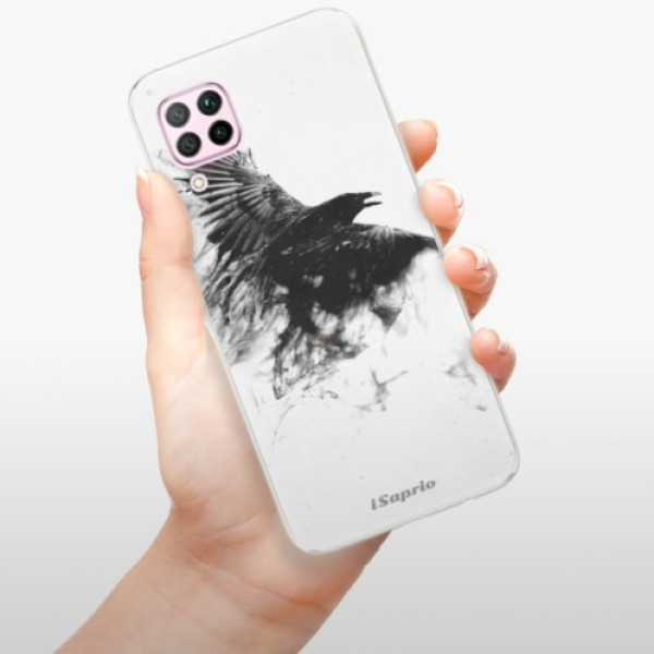 Silikonové pouzdro iSaprio - Huawei P40 Lite - Dark Bird 01