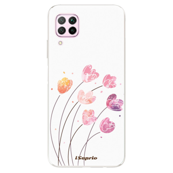Odolné silikonové pouzdro iSaprio - Flowers 14 - na mobil Huawei P40 Lite (Odolný silikonový kryt, obal pouzdro iSaprio - Flowers 14 - na mobilní telefon Huawei P40 Lite)