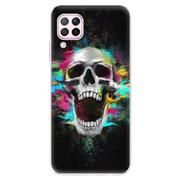 Odolné silikonové pouzdro iSaprio - Skull in Colors - na mobil Huawei P40 Lite (Odolný silikonový kryt, obal pouzdro iSaprio - Skull in Colors - na mobilní telefon Huawei P40 Lite)