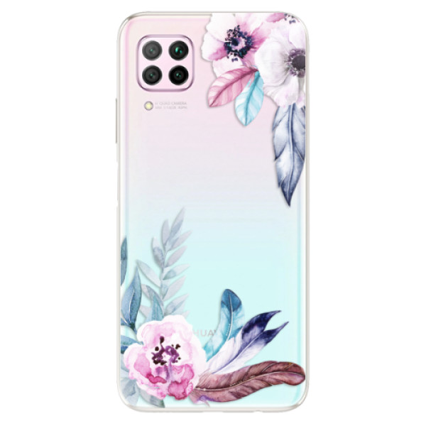 Odolné silikonové pouzdro iSaprio - Flower Pattern 04 - na mobil Huawei P40 Lite (Odolný silikonový kryt, obal pouzdro iSaprio - Flower Pattern 04 - na mobilní telefon Huawei P40 Lite)